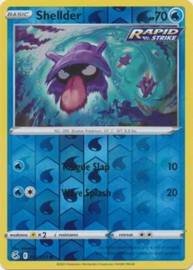Reverse Holo Shellder 050/264 Common Fusion Strike Pokemon TCG - Picture 1 of 1