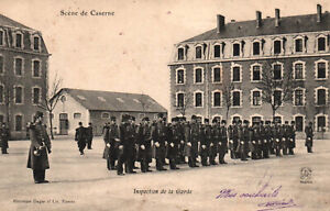 CPA Militaria - Scène de Caserne - Inspection de la Garde