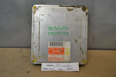 8966112490 Unidad de control del motor Toyota Corolla 1990 módulo ECU 84 10C2 Foto 1 de 3