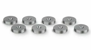 PrecisionGeek - CNC SLIM Stainless Steel Speaker spike pads 20mm - Set of 8 pcs - Zdjęcie 1 z 2
