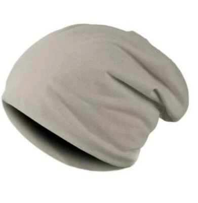 Beanie Thin Plain Knit Hat Baggy Cap Cuff Slouchy Skull Hats Ski Unisex Hip Hop - Image 1 of 4