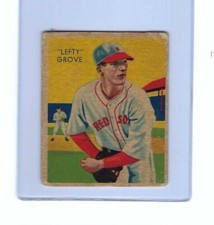 1934-36 DIAMOND STARS R327 #1 LEFTY GROVE RED SOX POOR