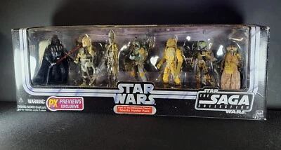 STAR WARS SAGA PX PREVIEWS BOUNTY HUNTER PACK CONJUNTO DE FIGURAS EXCLUSIVO 2005 SELLADO  Foto 1 de 4