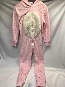 Kids Dream life one piece PJ's Pink With gold Polka Dot Girls Clothing Size 6X - Picture 1 of 11
