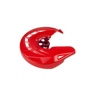 1x Cubierta protectora de disco de freno roja para Honda CR125R 2T 2004-2007 - Imagen 1 de 14