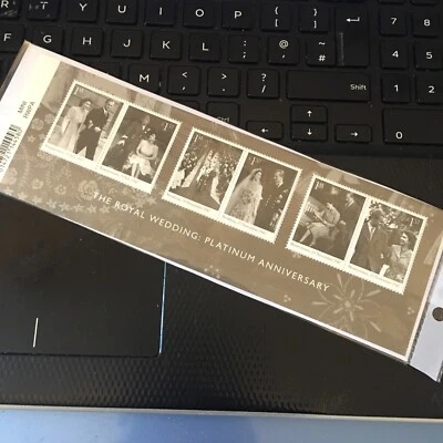 GB STAMPS 2017 THE ROYAL WEDDING PLATINUM ANNIVERSARY MINISHEET AS PHOTO - Image 1 of 3