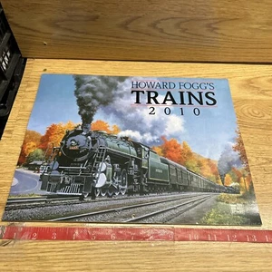 2010 Howard Fogg's Trains Calendar Art Sealed New 14x11 - Picture 1 of 7