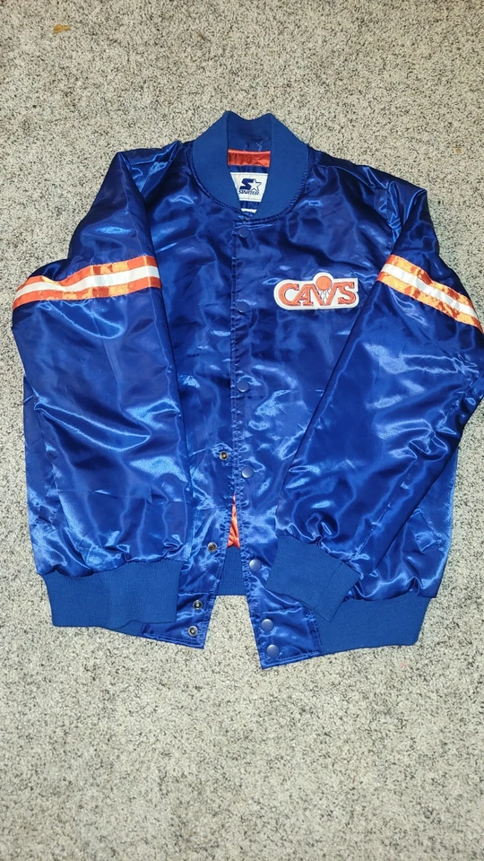1990s Vintage Blue Starter Jacket Cleveland Cavaliers XL. lightly used - Image 1 of 4