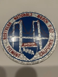 "Pegatina original vintage NOS AHRA American Hot Rod Association 4"" (9D)" - Imagen 1 de 1