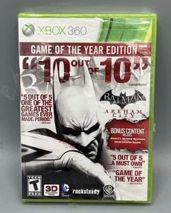 ¡NUEVO! XBOX 360 DC BATMAN ARKHAM CITY Edición Juego del Año SELLADO DE FÁBRICA - Imagen 1 de 7