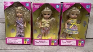 Paula Collection Lot of 3 Blonde Dolls in Boxes Girls Playset Toy Figures 4” New - Picture 1 of 7