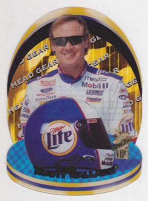 1999 Press Pass VIP Head Gear #HG2 Rusty Wallace  tansparent - Image 1 of 2