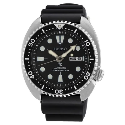 SEIKO Prospex Turtle SRPE93K1 Automatic Diver Scuba Black Dial Watch WARRANTY - Image 1 of 4