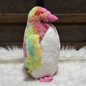 Pinguin Plüschtier Seaworld Regenbogen Batik 14 Zoll Stofftier 2019 - Bild 1 von 6