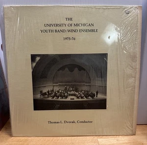 University Of Michigan Youth Band Wind Ensemble 1975-76 Dvorak Vinyl Record - Picture 1 of 3
