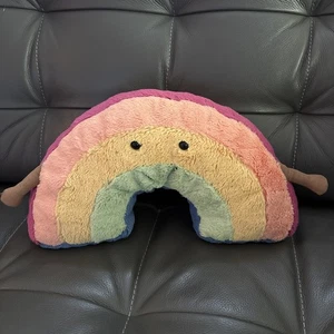 Jellycat Amuseable buntes Regenbogen glückliches Lächeln Plüschtier 12 Zoll - Bild 1 von 6