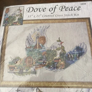 Design Works Crafts Kreuzstich Set 2416 Friedenstaube christlich - Bild 1 von 6