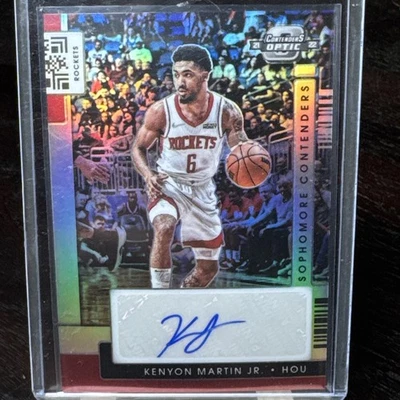 2021-22 Panini Contenders Optic Sophomore Auto Kenyon Martin Jr. Silver /149 - Image 1 of 4