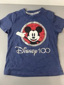 Disney Kids Size Small 4T 100th Anniversary Graphic Short Sleeve T-Shirt - Picture 1 of 5