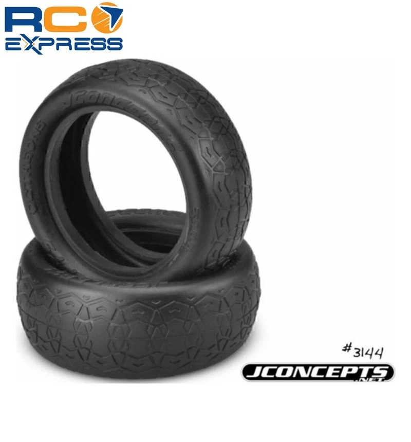 Neumático JConcepts Octágonos Delanteros Verde Comp: 2.2 4x4 Rueda Buggy JCO3144-02 Foto 1 de 1