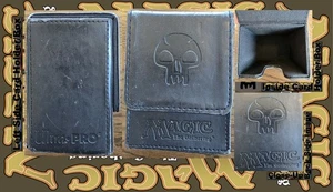 Ultra PRO Magic The Gathering Black Mana Symbol Deck Box Porta Carte - SOLO SCATOLA - Foto 1 di 12