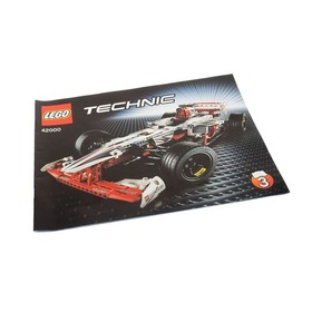 1x Lego Technic Building Instructions Booklet 3 Grand Prix Racer Race Car 42000