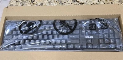New Genuine Asus K49 Wired keyboard OK001-0051 Black, Never Used, in Factory Box - Image 1 of 3