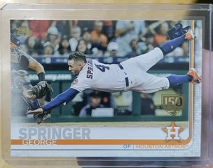 Estampilla de 150 años Topps George Springer Houston Astros #323 2019 - Imagen 1 de 3