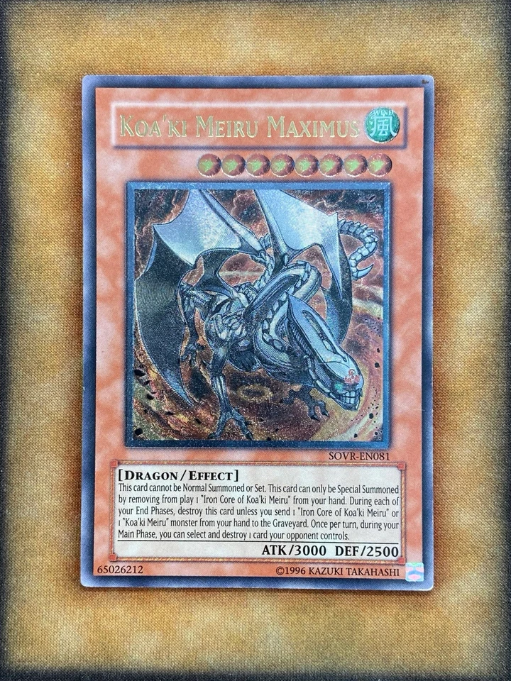 Yugioh Koa'ki Meiru Maximus SOVR-EN081 Ultimate Rare VLP - Image 1 of 1