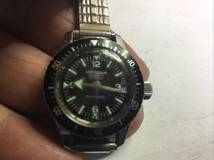 Swiss Lady Godive Watch Datomatic Divers Watch 17 Jewels Illuminated Hands 5 ATM - Picture 1 of 7
