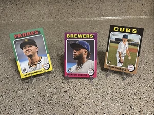 2024 Topps Heritage High # MERRILL CHOURIO IMANAGA Lot RC BASE ROOKIE CARDS! - Bild 1 von 6