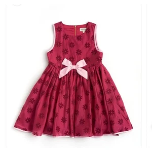 NEW Finding Foxtale Girls Enchanting Dress Size 6 Red Pink Bow Twirl Holiday $64 - Picture 1 of 5