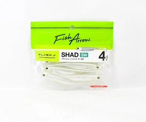 Fish Arrow Soft Lure Flash J Shad SW 4 Inch 5 Piece per pack #100 (8451) - Picture 1 of 6