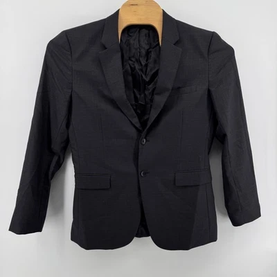 Theory XYLONP OSTRO Mens Charcoal Grey Wool Blend Suit Jacket Blazer 42 Regular - Image 1 of 4