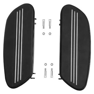 Driver Rider Footboards Floorboards Fit For Harley Road King Road Street Glide - Image 1 of 4