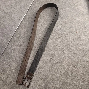 Michael Kors Double Sided Belt Brown/Black Signature Print Large - Picture 1 of 6
