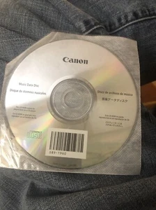 Canon Camcorder Music Data Disc CD-ROM - Picture 1 of 1