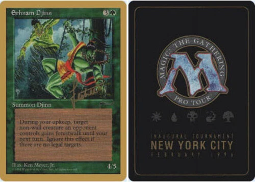 Erhnam Djinn - Bertrand Lestree - 1996 ~ Moderately Played Pro Tour A MTG Magic  - Image 1 of 1