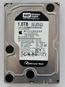 WD1001FALS-403AA0, DCM: HARNHTJCHB, JUN 2011, Western Digital 1Tb 3.5" Sata HDD - Imagen 1 de 2