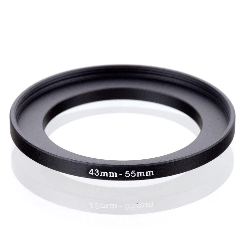 43mm-55mm 43mm to 55mm  43 - 55mm Step Up Ring Filter Adapter for Camera Lens - Image 1 of 4