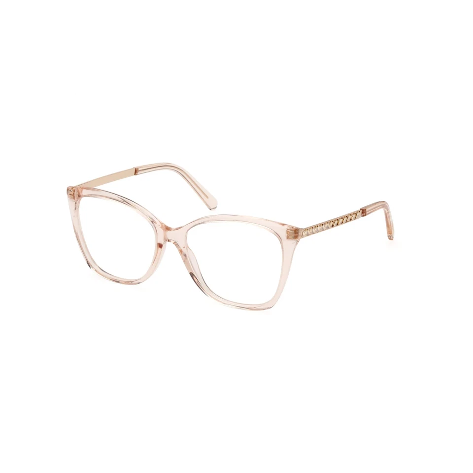Розовая прозрачная пластиковая оптическая оправа для очков Swarovski SK5449 072 55-16-140 - Изображение 1 из 4