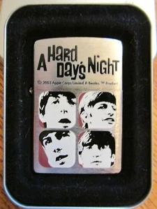 Beatles Zippo Lighter - A Hard Day's Night  ~ NEW IN TIN - Picture 1 of 1