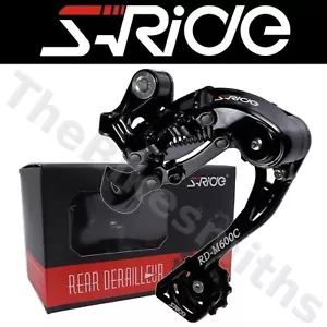 Desviador trasero de jaula extra larga S-Ride M600 12 velocidades con embrague para Shimano - Imagen 1 de 2
