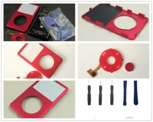 Red U2 Faceplate Housing Back Case Red Clickwheel for iPod 7th Classic 160GB New - Picture 1 of 7