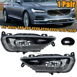 1 Pair Front Fog Light Headlight Fog Lamp For Volvo S90 V90 XC90 XC90 XC60 16-20 - Picture 1 of 11