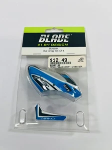 (Blade BLH3318A) nCP X - Canopy + Vertical Fin Blue - Picture 1 of 1