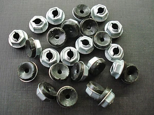 25 GM 3/16" emblem name plate letter thread cutting sealer nuts Buick Cadillac  - Picture 1 of 5