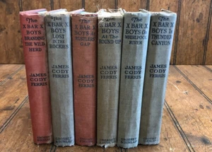 6 James Cody Ferris X Bar X Boys Hardcover Books 1926-1934 Grosset & Dunlap - Picture 1 of 14