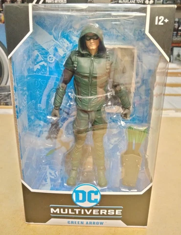 Mcfarlane DC Multiverse CW Arrow Green Arrow Action Figure NIB Cover