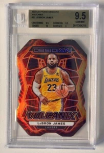 2023-24 Panini Obsidian Lebron James Volcanix SSP #21 BGS 9,5 gema como nueva - Imagen 1 de 2